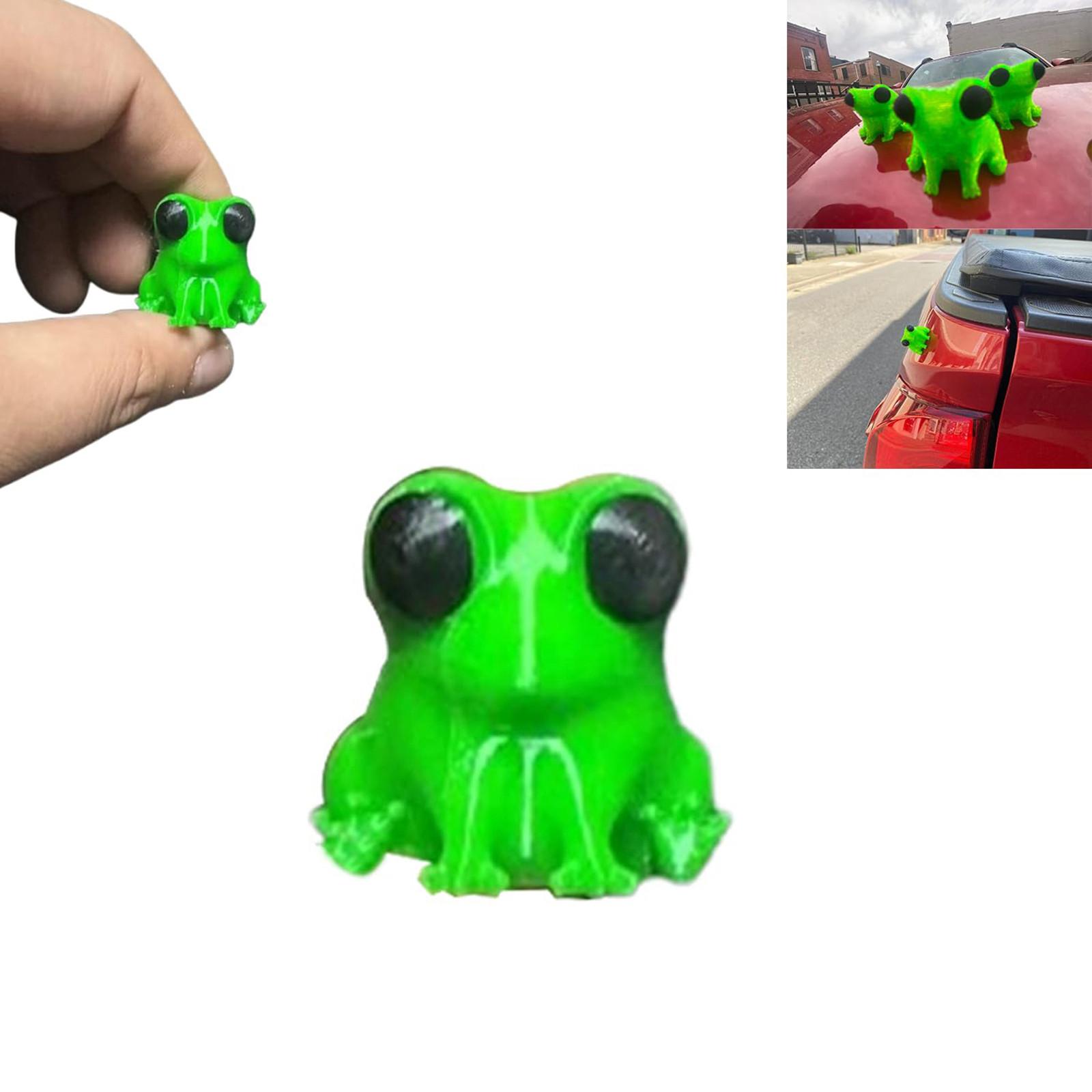 

Зеленый магнит, печатная миниатюрная зеленая статуэтка, интересная зеленая скульптура, подходящая для автомобилей и любой металлической поверхности S зелёный