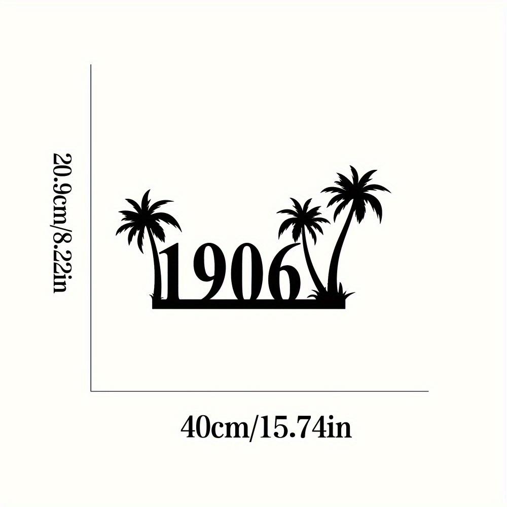 

Unique Handmade Metal Sign Wall Art Palm Trees Home Door Outdoor Gift