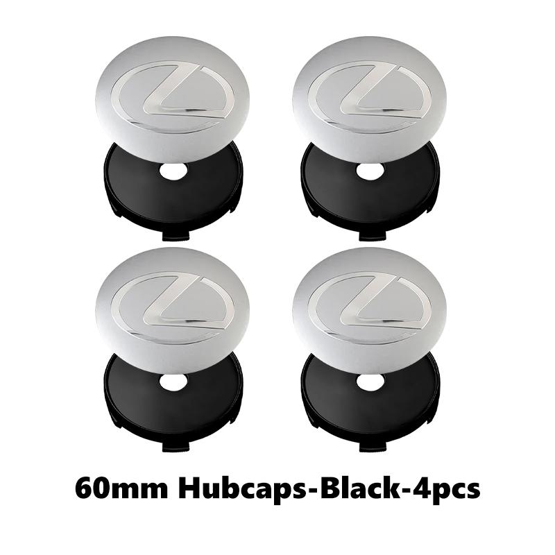 

For Lexus 4pcs 60mm Car Wheel Center Cover Hub Cap Auto Decoration Accessories RX350 IS250 IS200 GS300 LX570 RC350 UX250h ES350