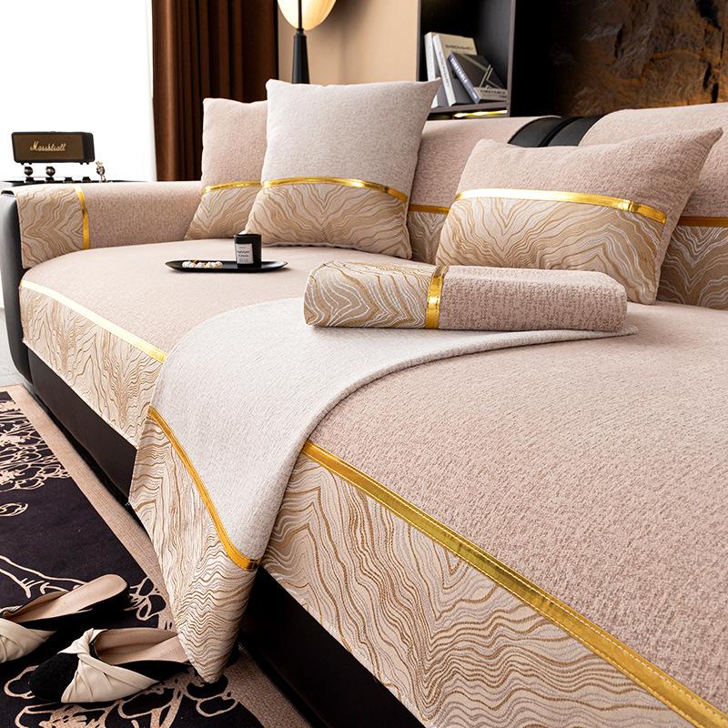 Sofa cushion universal in all seasons 2024 new non-slip seat cushion simple modern style living room sofa cover cloth blanket towel