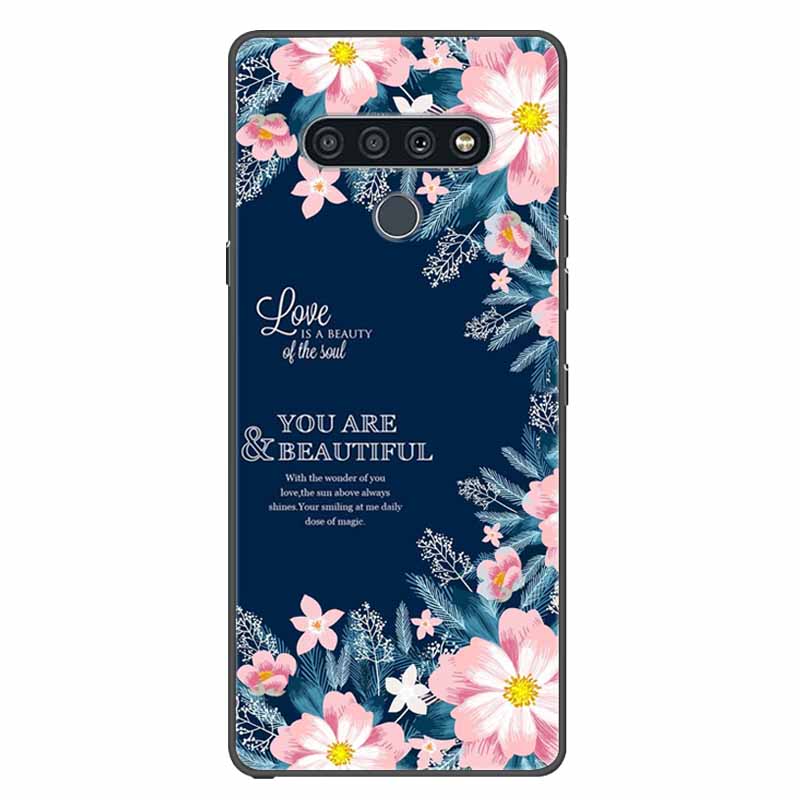 For LG K41s K51s Case Silicone Soft Fashion Animal Back Cover for LG Q70 Q60 Case Protector On for LGQ60 K 51S Cartoon Phone Bag