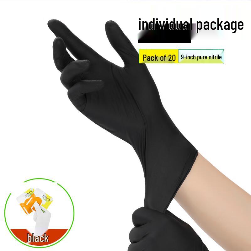 MINGYUAN Food Grade Thickened Disposable Gloves (20 Pcs) L