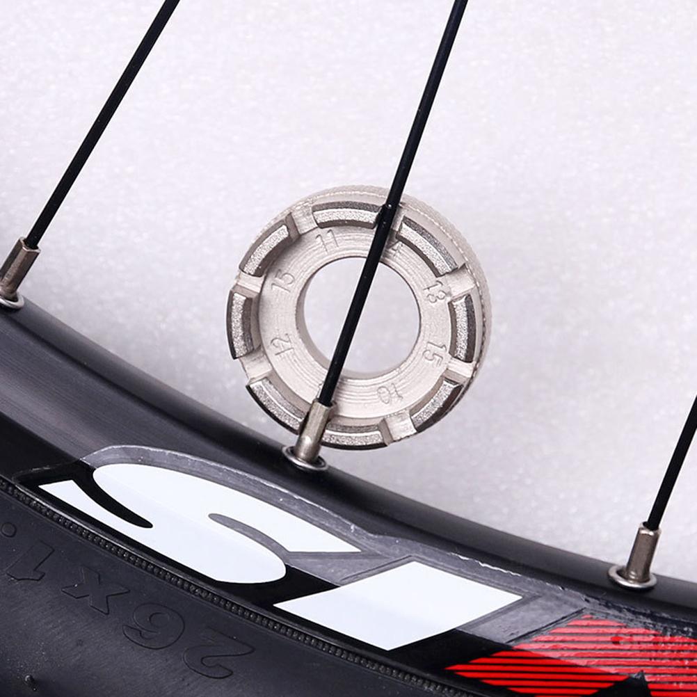 Steel 8 Way Spoke Spanner Key Wrench Wheel Rim Tightener for Bikes Wrench Bike Cycling Repair