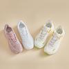 Augustine Daddy Shoes Women's 2025 New Summer Mesh Thin Running Lightweight Little White Platform Sneakers Tide