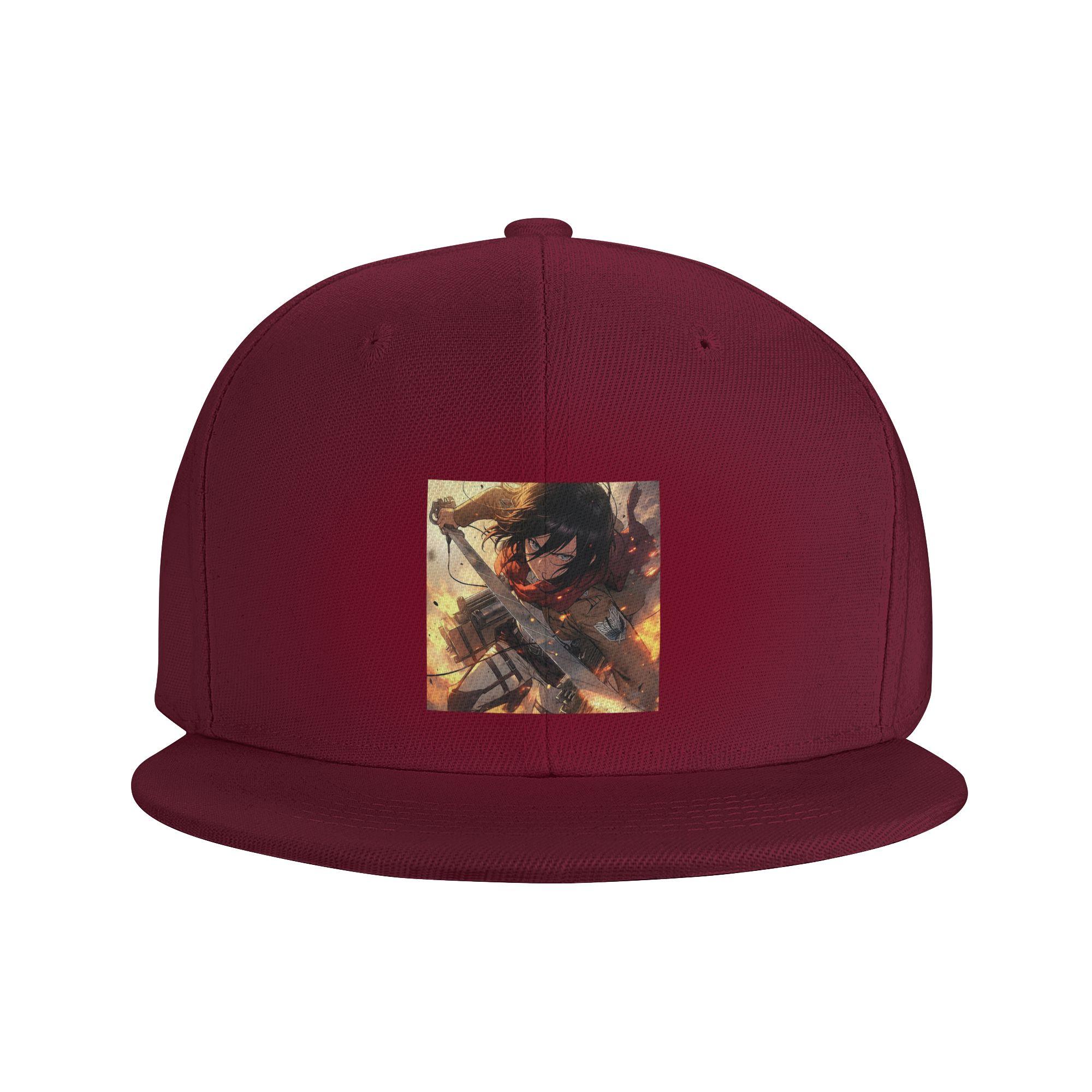 

Anime Attack On Titan Mikasa AckerUnisex Baseball Caps Snapback Fashion Baseball Hats Breathable Casual Casquette Outdoor Unisex One Size