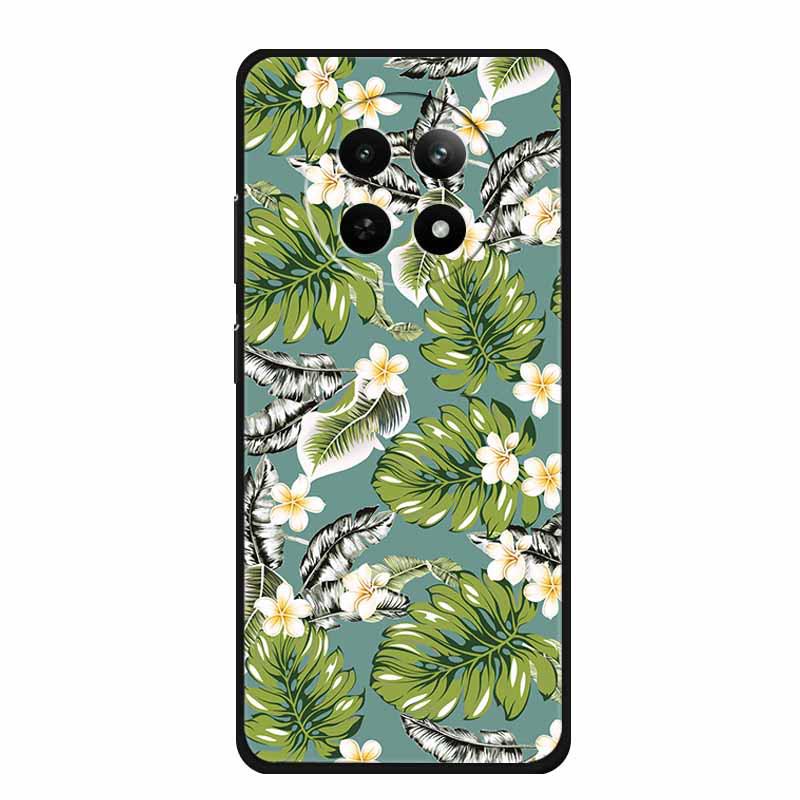 Realme 12 5G Phone Case: Embossed Color Painting, Drop-proof with Concave-convex Texture - 1 Piece