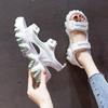 Female Platform Soft Sole Roman Casual Shoes Sports Dad Sandals Summer All Match Net Red Muffin Sandals