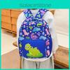 Attractive School Nursery Backpack Children Adorable Dinosaur Design Cozy Feel