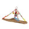 Bird Climbing Net Colourful Swing Hammock Chewing Hanging Mat for Decoration Playing