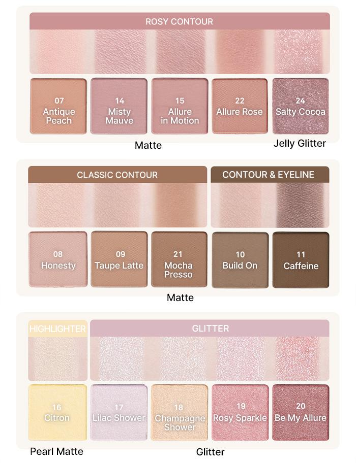 HINCE Single Eyeshadow 1.7g (25 Colors)