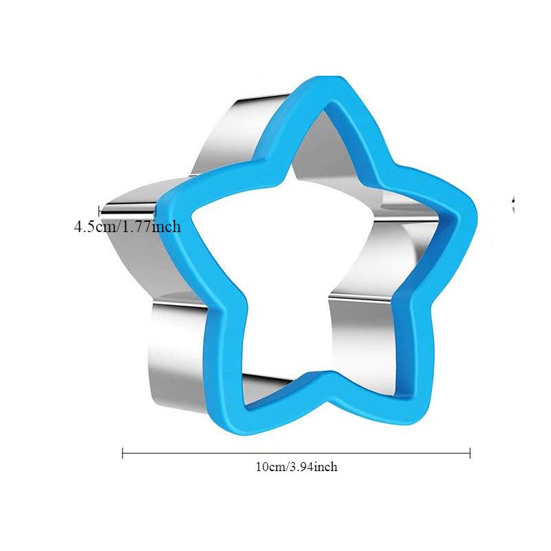 

Sandwich Cutters Set for Children Food Cookie Maker Bread Biscuits Mold DIY Cute Shape Baking Accessories for Lunch Bento Box синий