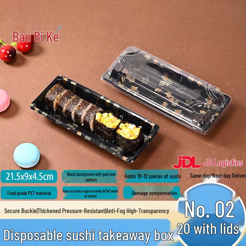 Thickened Disposable Sushi & Takeaway Box