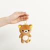 San-X Rilakkuma Mochimochi Hanging Plush Toy, MV30801, H120 X W95 X D55mm