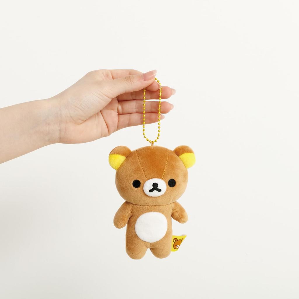 San-X Rilakkuma Mochimochi Hanging Plush Toy, MV30801, H120 X W95 X D55mm