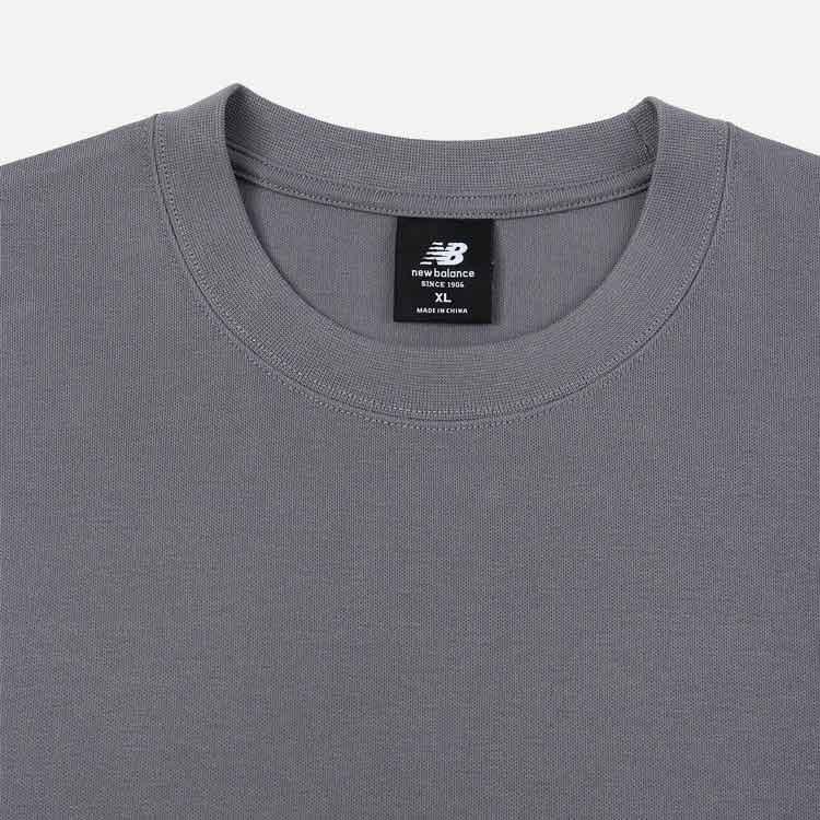 New Balance Sportswear Logo Tee Asia Sizing 'Grey' Men's AMT22380-SYA