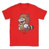 Tanooki Marios T Shirts Mens  Cotton Funny TShirts Round Neck  Tee Shirt Short Sleeve Tops Adult