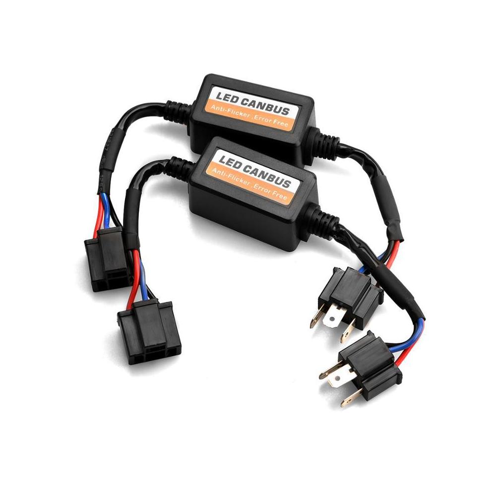 Error Free Resistor Anti-Flicker Harness Bulbs Resistor LED Decoder H1 H4 H7 9005 9006 9012 LED Adapter Warning Error Canceller