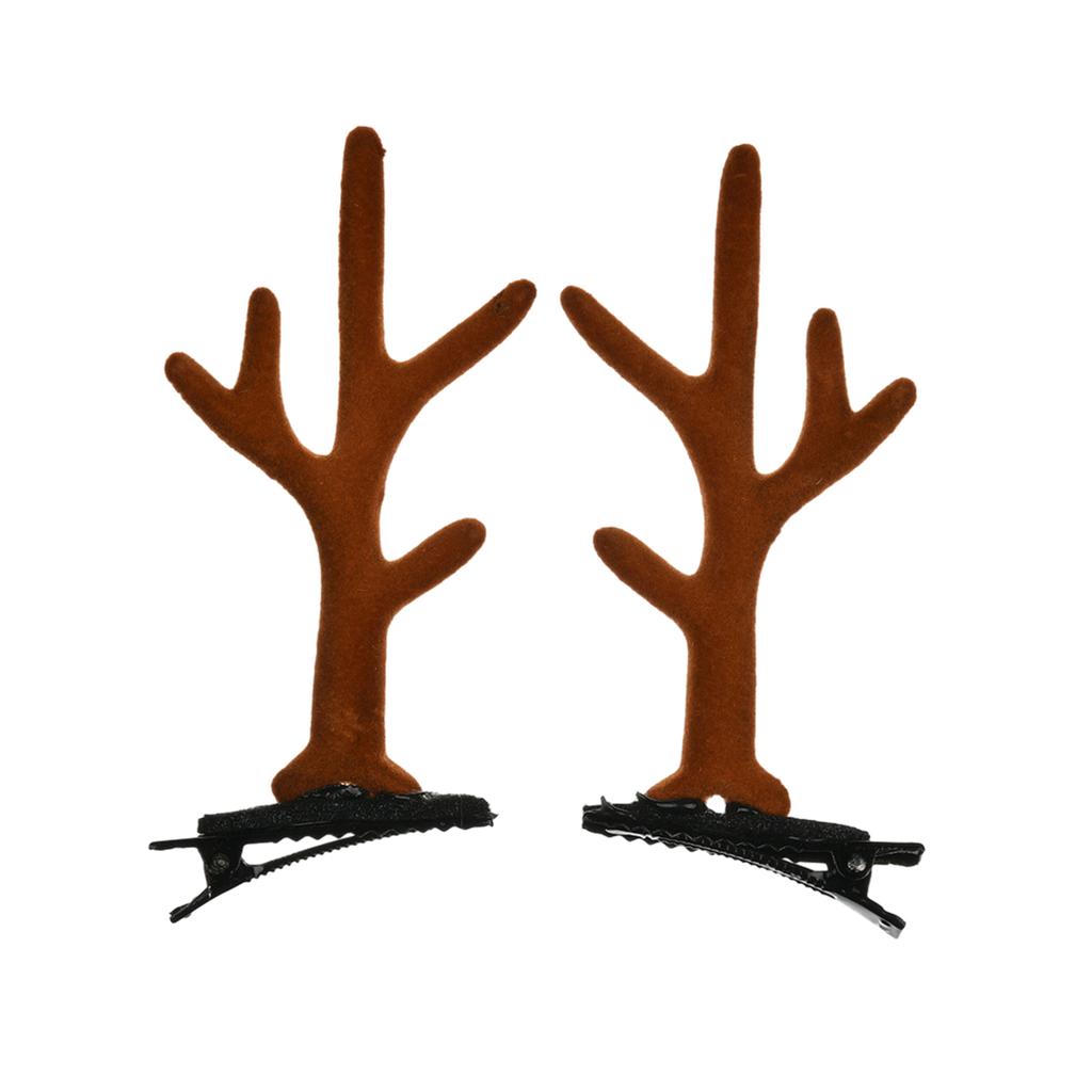 Christmas Hair Clip Hair Barrettes Hair Bow Headpieces Winter Bow Reindeer Barrettes Headwear Hair Accessories