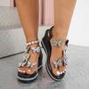 Fashion Women Platform Sandals Bohemia Summer Elegant Platform Shoes for Woman 2025 New Beach Wedge Sandals Summer Sandalias De Mujer