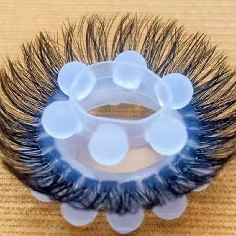 Silicone Beaded Cock Ring with Faux Fur Fringed Textured Delay Ring for Men Adult Sex Toys Couples Penis Ring