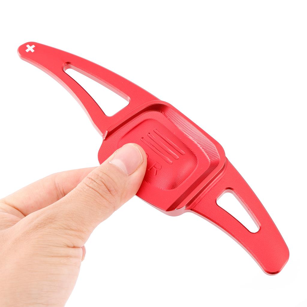Steering Wheel Paddle Shifter Extension For VW Golf 8 Tiguan Aluminium Red