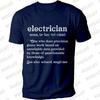 I'm An Electrician I Cut Wires Journal Print T Shirt Retired Electrician Graphic Shirts Casual Short Sleeved Tee T-shirt