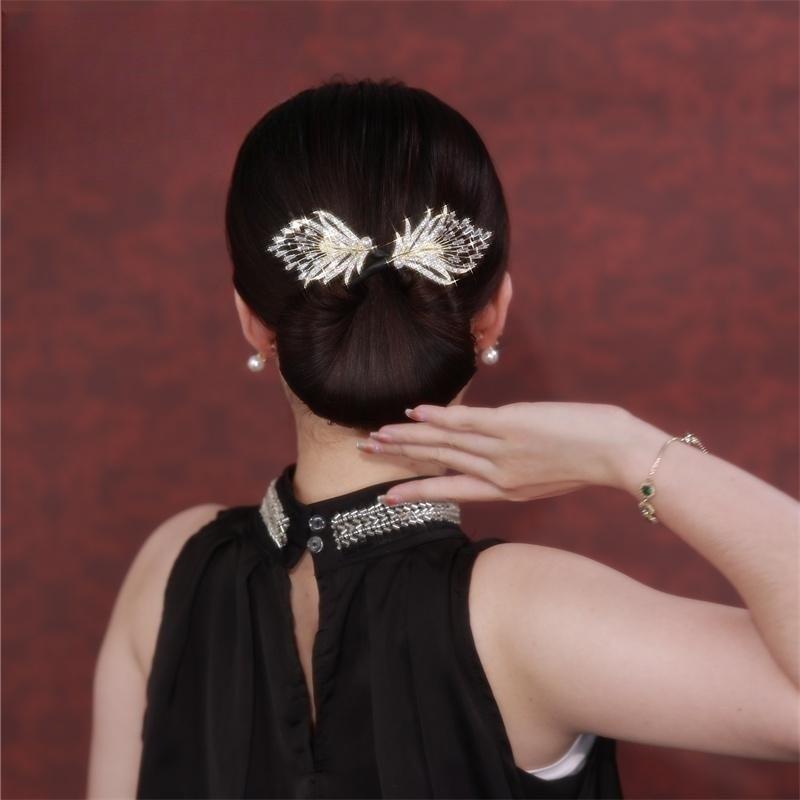 Ins Style Elegant Lazy Hair Curler Fshion Flower Fashion Flower Roller Hair Curler Lazy Hairpin Butterfly Hair Clips For Girls
