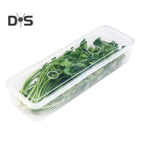 

1/3 шт. Прозрачный ящик для хранения в холодильнике, органайзер для овощей, пищевой, без BPA, складной, многофункциональный, сохраняющий свежесть ящик 1pc