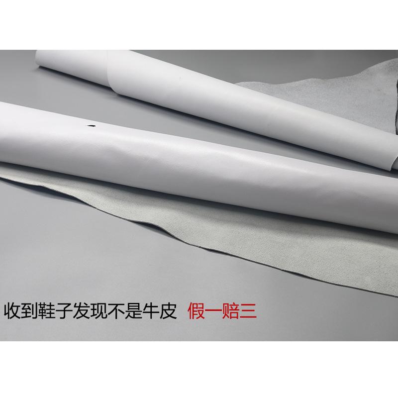 Lederversion! Damen kleine weiße Schuhe Damen Sommer neue flachbodige vielseitige Sport- und Freizeit Damenschuhe Trend