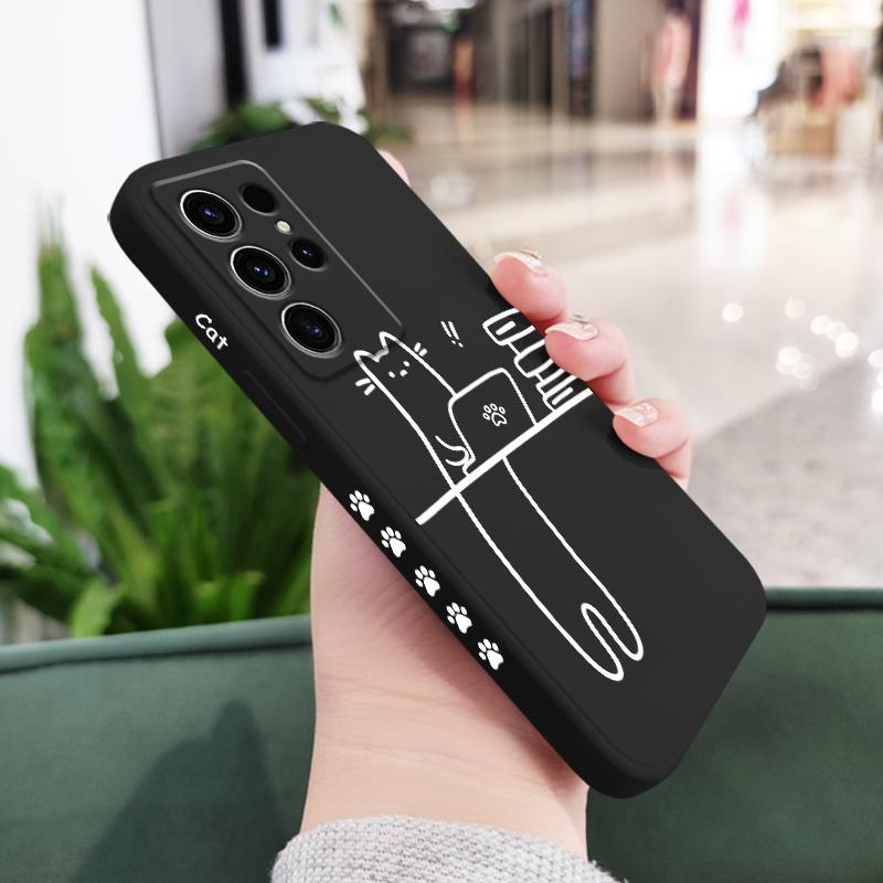 Hardworking Cats Phone Case For Samsung Galaxy S25 FE S24 S23 S22 S21 S20 S10 Ultra Plus Note 20 Ultra 10 9 Plus Cover