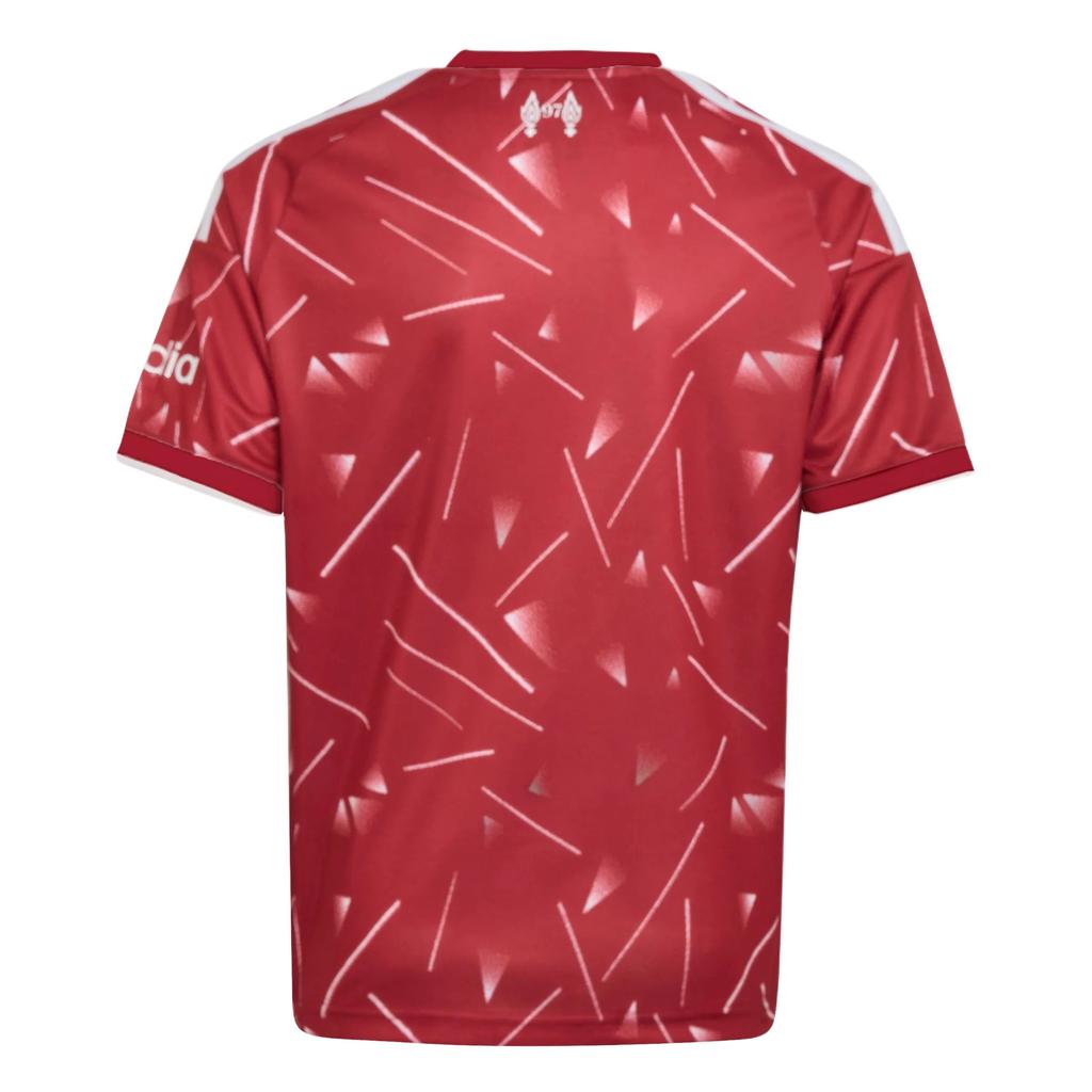 Adidas X Liverpool FC Kids Sports Jersey 26/27 Home Fan Edition Knitted Quick-Dry Football Short Sleeve Kids jerseys KB8255