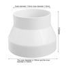 1pc Ventilation Pipe Reducer/ Adaptor ABS Vent Pipes Reducing Adapter For Duct Fan Hot And Cold Vent Duct Reducer
