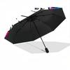 1pc Skull Pop ArtAutomatic Open/close, All-Season Portable Folding Umbrella for Friends, Travel, Everyday, Events - Compact Parasol, Outdoor