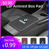 2025 Hot Car Interior Armrest Box Cover Console Ice Silk Booster Storage Pad For E90 E60 E46 E39 F30 F10 E87 X3 X4 X5 X1 G30