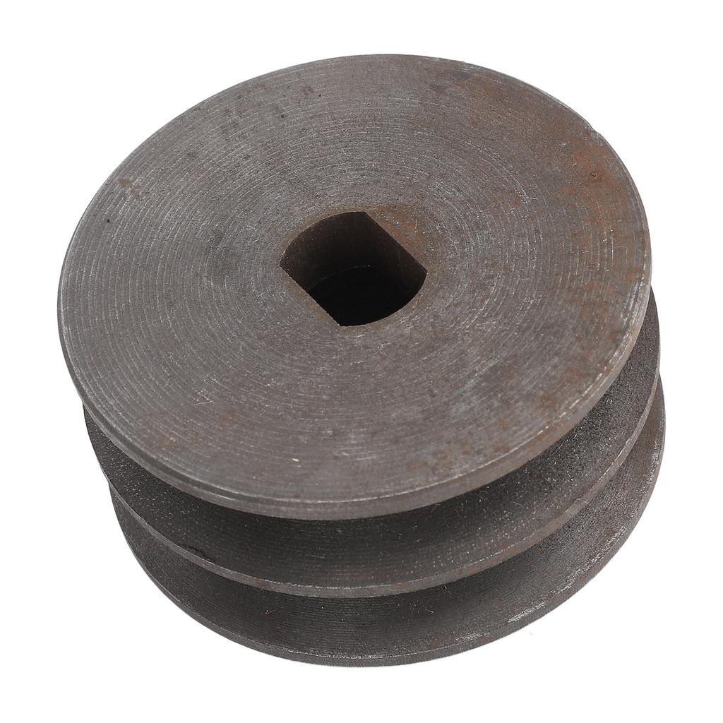 Motor Belt Pulley H Hole 12x17mm Double Groove Metal Belt Pulley for Brushed Brushless Direct
