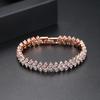 Heart-Shaped Rhinestone Silver-Plated Bracelet: Women's Crystal Fashion Hand Ornament