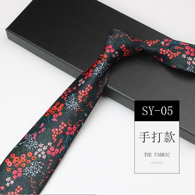 

Мужской галстук с принтом, высококлассный узор, национальный стиль, ретро, цветочный, ручная работа, трендовый, для делового платья, 8 см, ручная работа