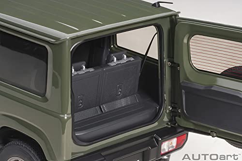 AUTOart 1/18 Scale Suzuki Jimny (JB64) Moss Green Finished Model 78504