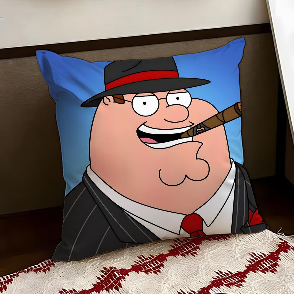 Hot Anime FFamily GuyS Cushion Cover Reversible Soft Durable Pillow Cover Home  Car MultiScene Use for Daily Comfort