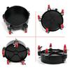 Portable Multi-Functional Car Wash Bucket with Wheeled Base and Transparent Water Tray