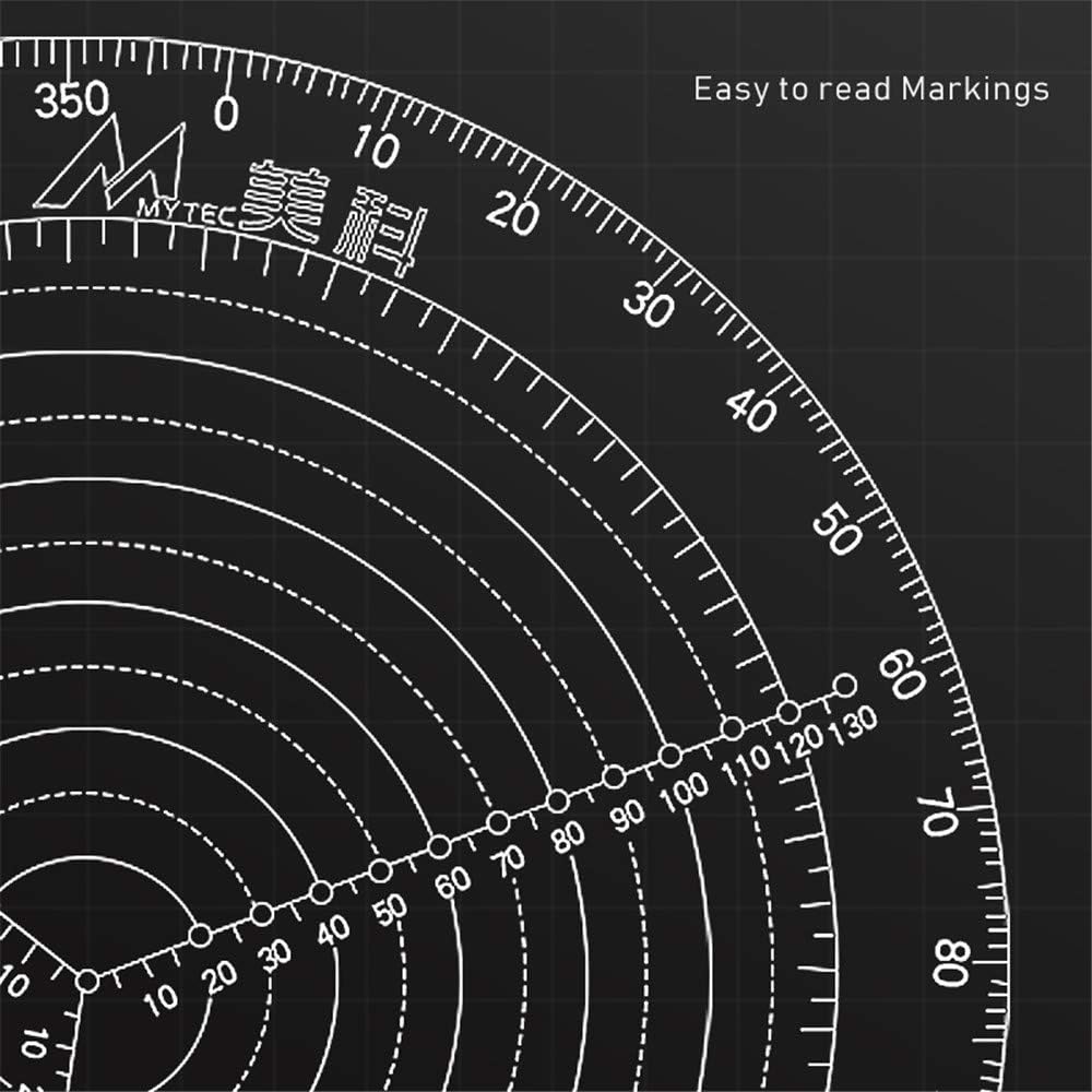 300mm /11.8inch Round Center Finder Compass for Wood Turners Lathe Work Clear Acrylic Drawing Circles Diameter