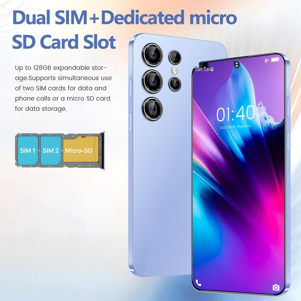 Hot-Selling S24 Ultra Smartphone 6.6\" Large Screen Android