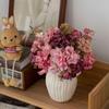 Realistic INS Style Snowflake Hydrangea Faux Flowers for Home & Wedding Decor