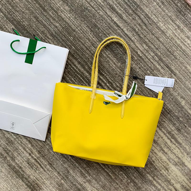 Premium French Crocodile-Style Women's Tote Bag - Large Capacity Handbag & Shoulder Bag