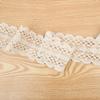 Wide-Edged Cotton Thread Lace Accessories Decorative Lace Ribbon Hollow Lace Book White Trim Printed Pattern Webbing