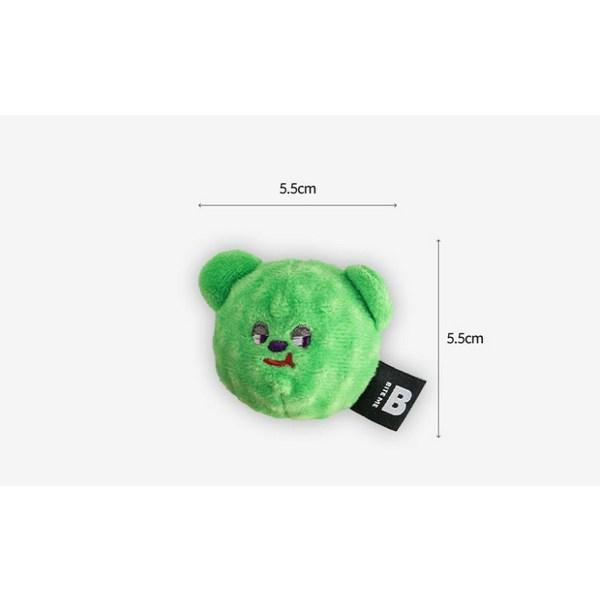Ciao Me Cane Orso Palla di Caramella Giocattolo Squeak Set da 3 pezzi 5,5 x 5,5 cm, Rosso, Verde, Giallo, 1 set