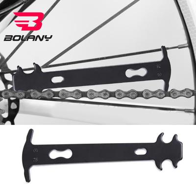 Fahrradketten-Lineal, solide Reparaturteile, leichtes Fahrradketten-Verschleißindikator-Prüfgerät für MTB