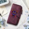 Stylish Printed Long Wallet for Daily Use Portable Fashion Card Holder Purse