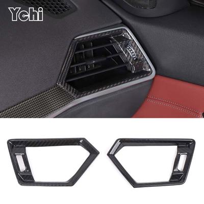 Real Carbon Fiber For BMW 3 Series G20 G21 G28 2020-2026 Car Side Air Conditioning Vent Outlet Cover Trim Car Accessories
