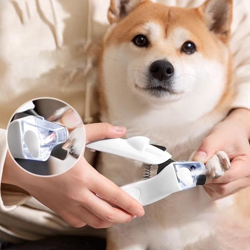 Dogs Nail Trimmer with LED Light Scratching LED Light Home Use Pet Nail Trimmer Nail Trimming Prevents Splitti